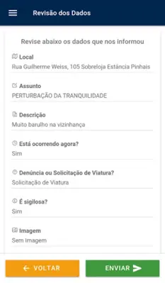 153 Cidadão android App screenshot 2